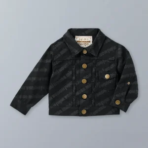 VESTE EN JEAN NOIRE GOLD LABEL