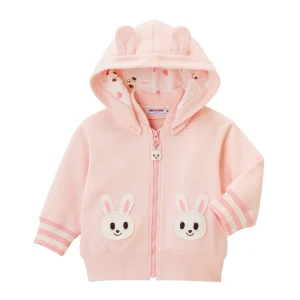 VESTE USAKO ROSE AVEC CAPUCHE