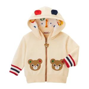 VESTE PUCCI CRÈME AVEC CAPUCHE