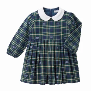 ROBE À CARREAUX BLEU MIKI HOUSE