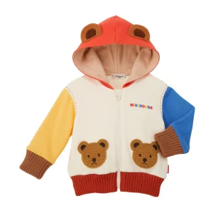 VESTE ZIPPÉE MOLETONÉE OURSONS