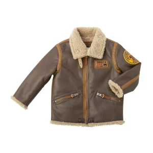 VESTE EN CUIR SYNTHÉTIQUE DOUBLE B